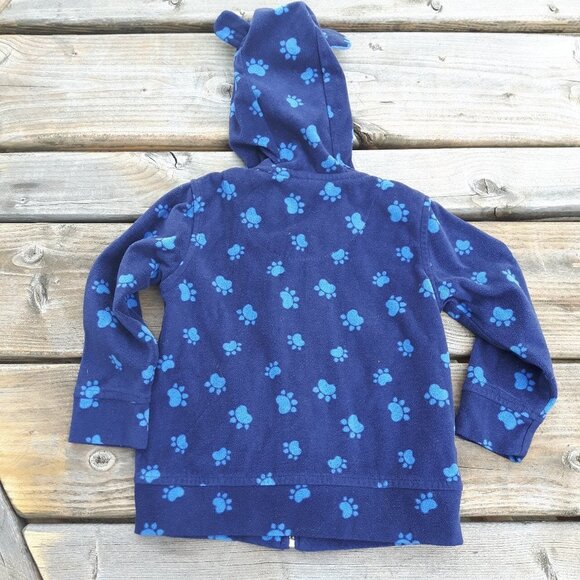 CUTE NEVADA Puppy Dog Paw Prints Sweater 18Month - Picture 3 of 4
